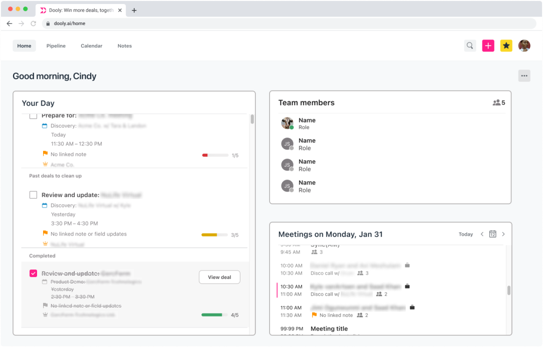 The old customizable dashboard landing page, a grid of widgets